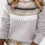 Gemma | Jersey de Cuello Redondo Texturizado