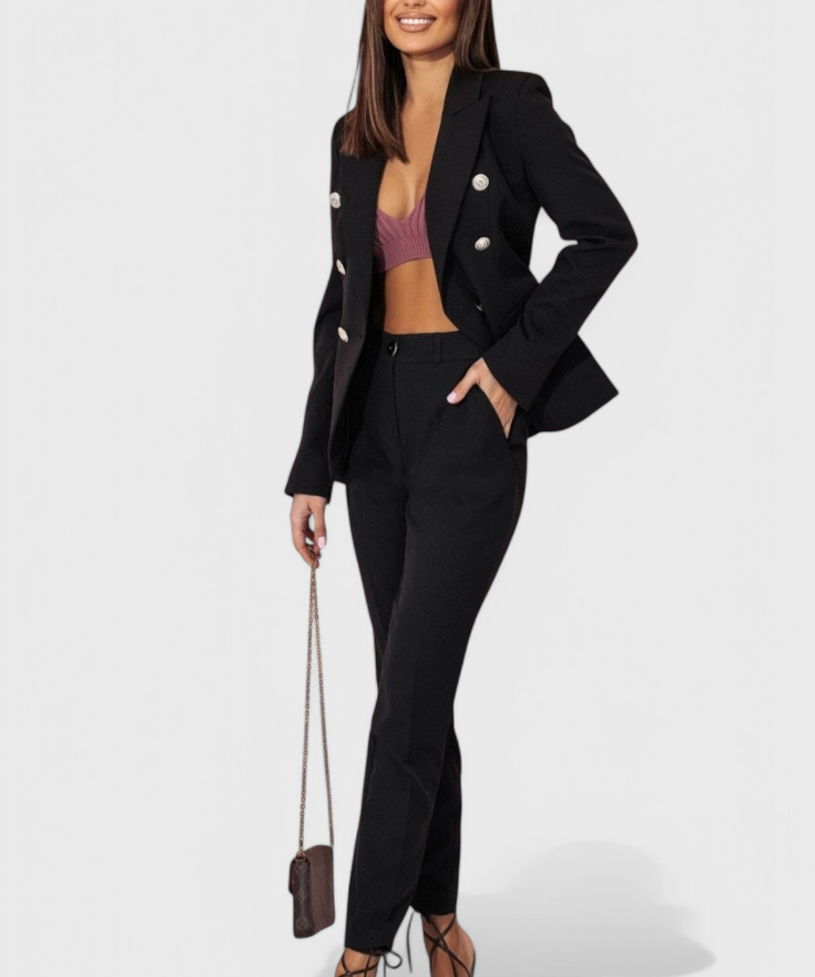 Rosalind Conjunto de Blazer y Pantalones Elegante