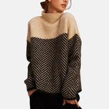 Norah | Jersey de algodón con cuello alto