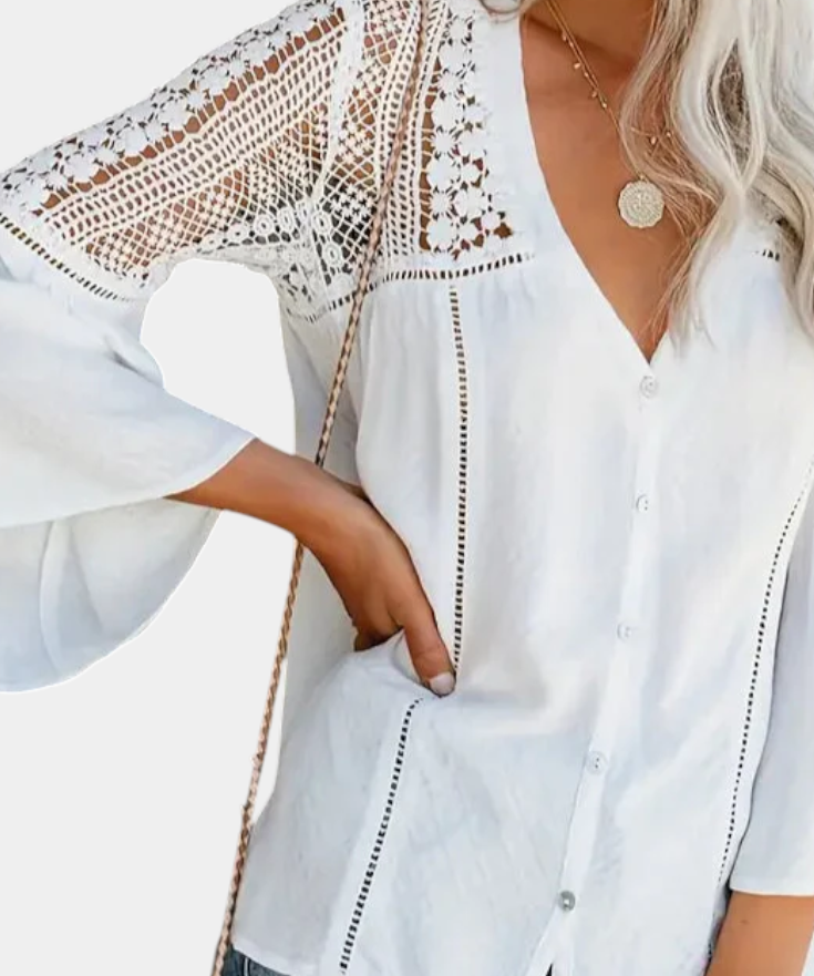 Esperanza | Blusa de Encaje Sunwoven