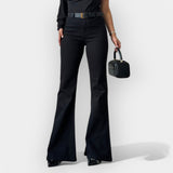 Висок Waist Flare Дънки
