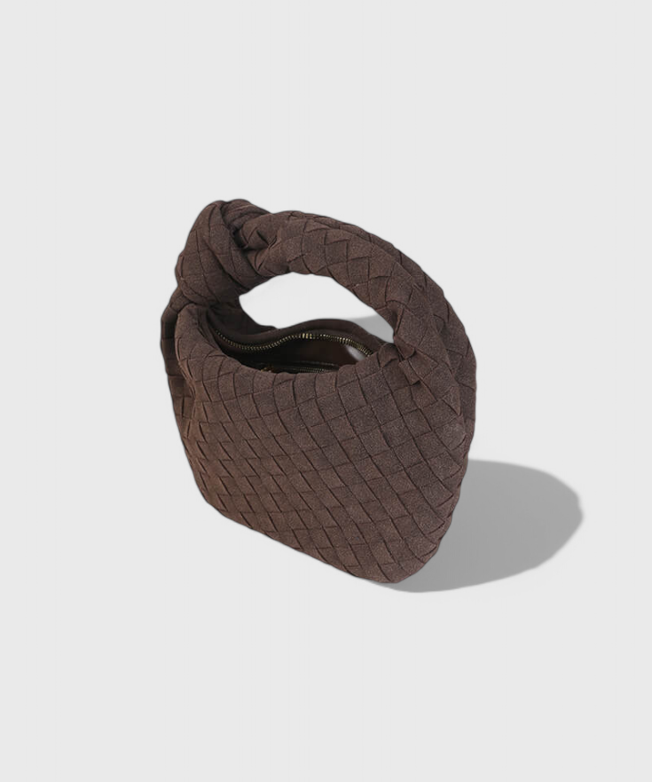 Remi Bolso Mini Woven con Detalle de Nudo