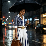 Inés™ | Conjunto de Dos Piezas: Top de Lino y Pantalón Estampado